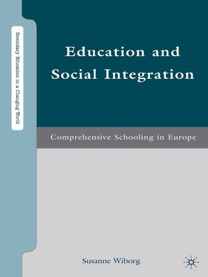 cover image of Education and Social Integration